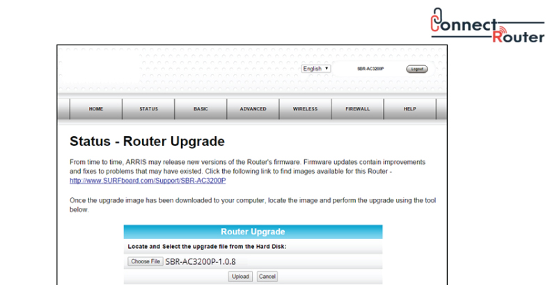 Arris router update