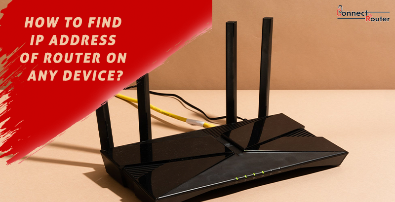 how to find ip address of router