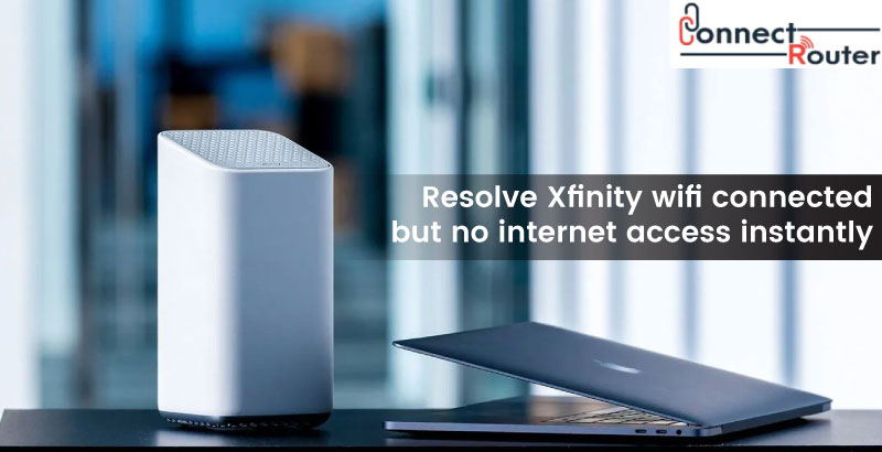 xfinity wifi connected but no internet access